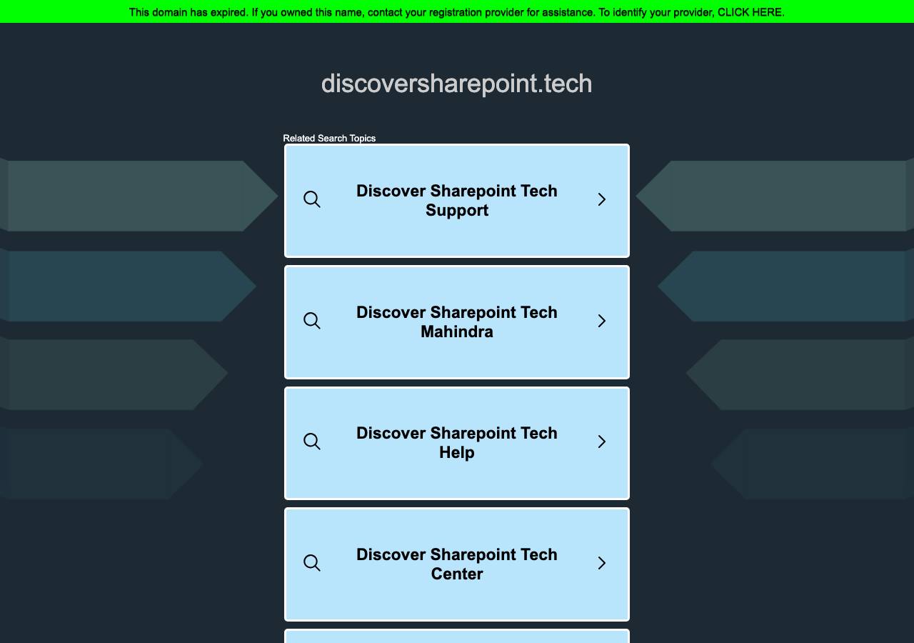 Screenshot of discoversharepoint.tech taken by the zone census on 2026-10-01