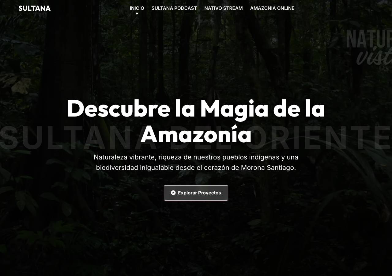 Screenshot of comunicacionamazonica.studio taken by the zone census on 2026-10-02