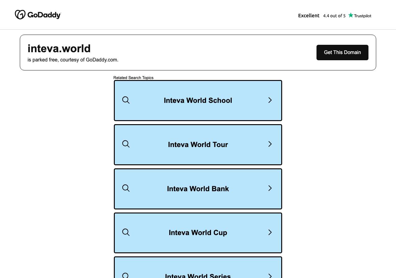 Screenshot of inteva.world taken by the zone census on 2026-10-02