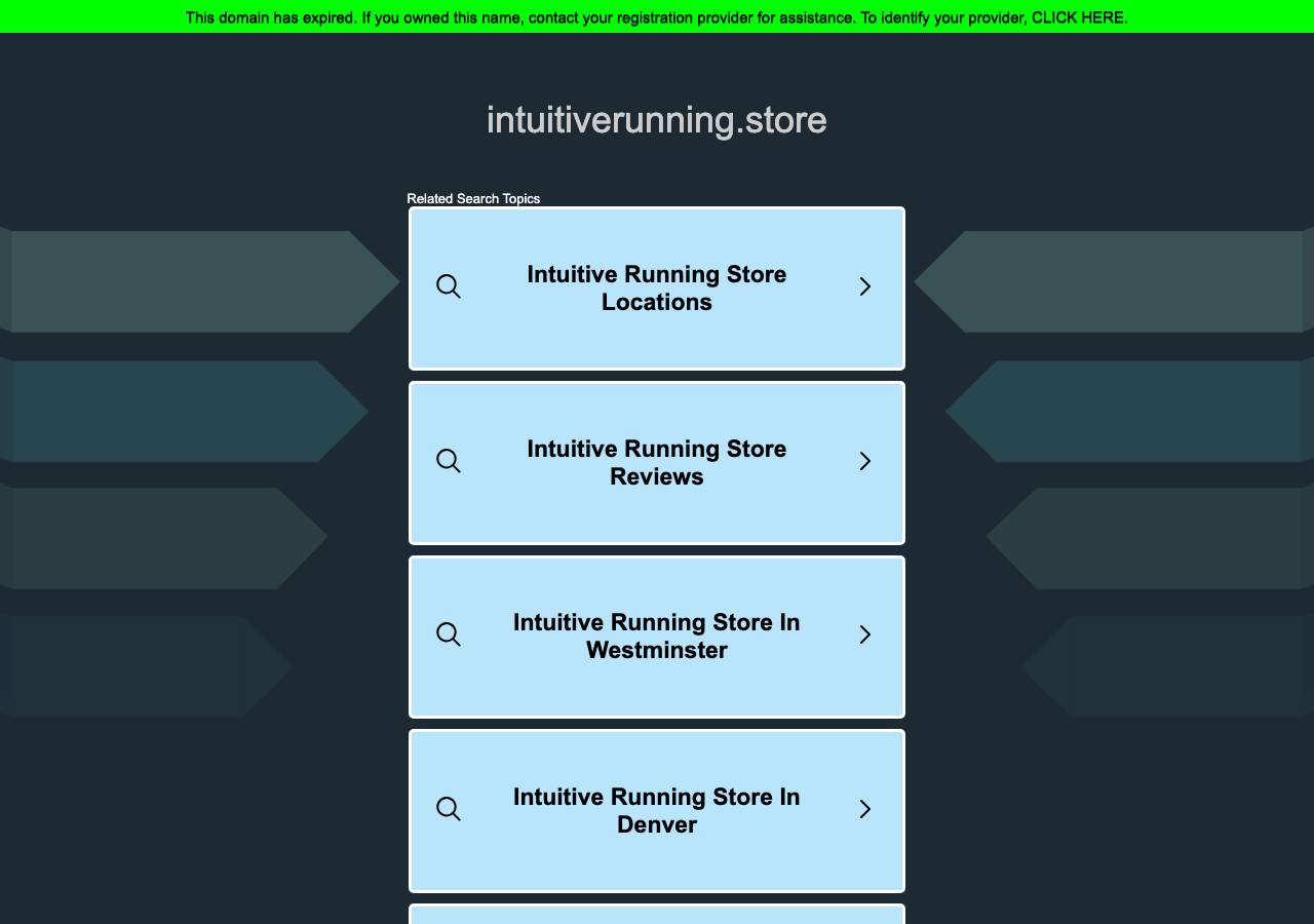 Screenshot of intuitiverunning.store taken by the zone census on 2026-10-02
