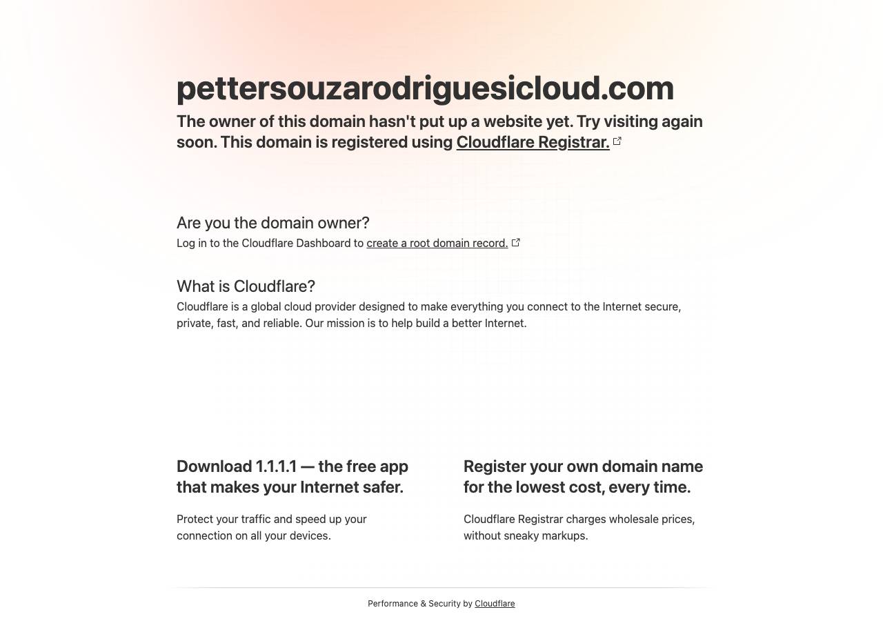Screenshot of pettersouzarodriguesicloud.com taken by the zone census on 2026-10-02