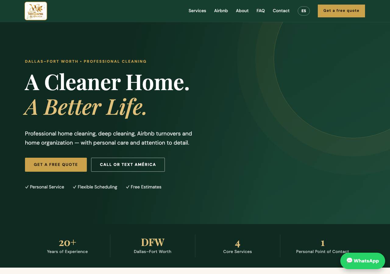Screenshot of thewellness.homes taken by the zone census on 2026-10-02