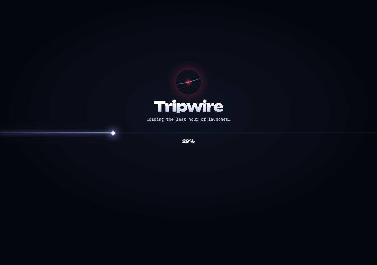 Screenshot of tripwirescan.xyz taken by the zone census on 2026-10-02