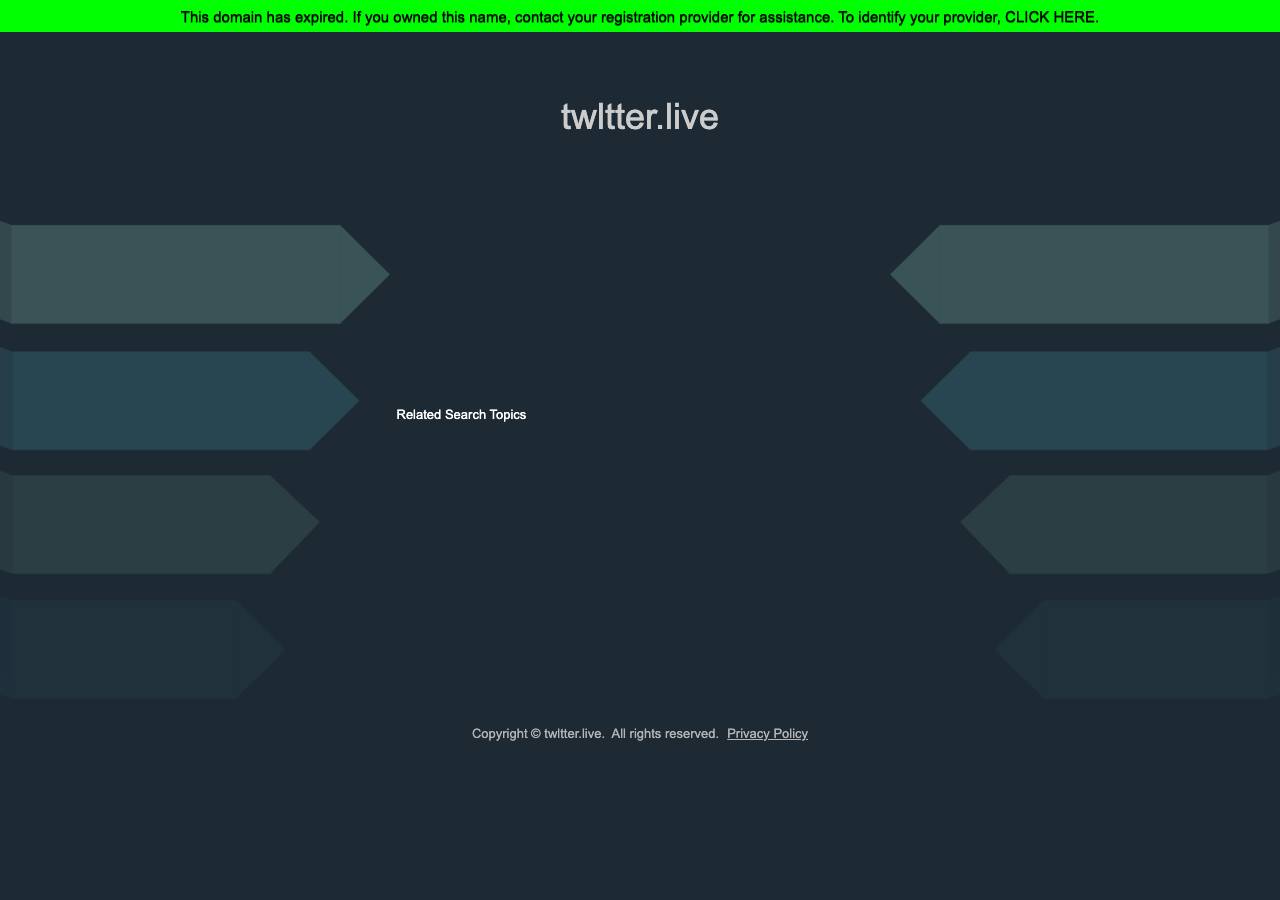 Screenshot of twltter.live taken by the zone census on 2026-10-02
