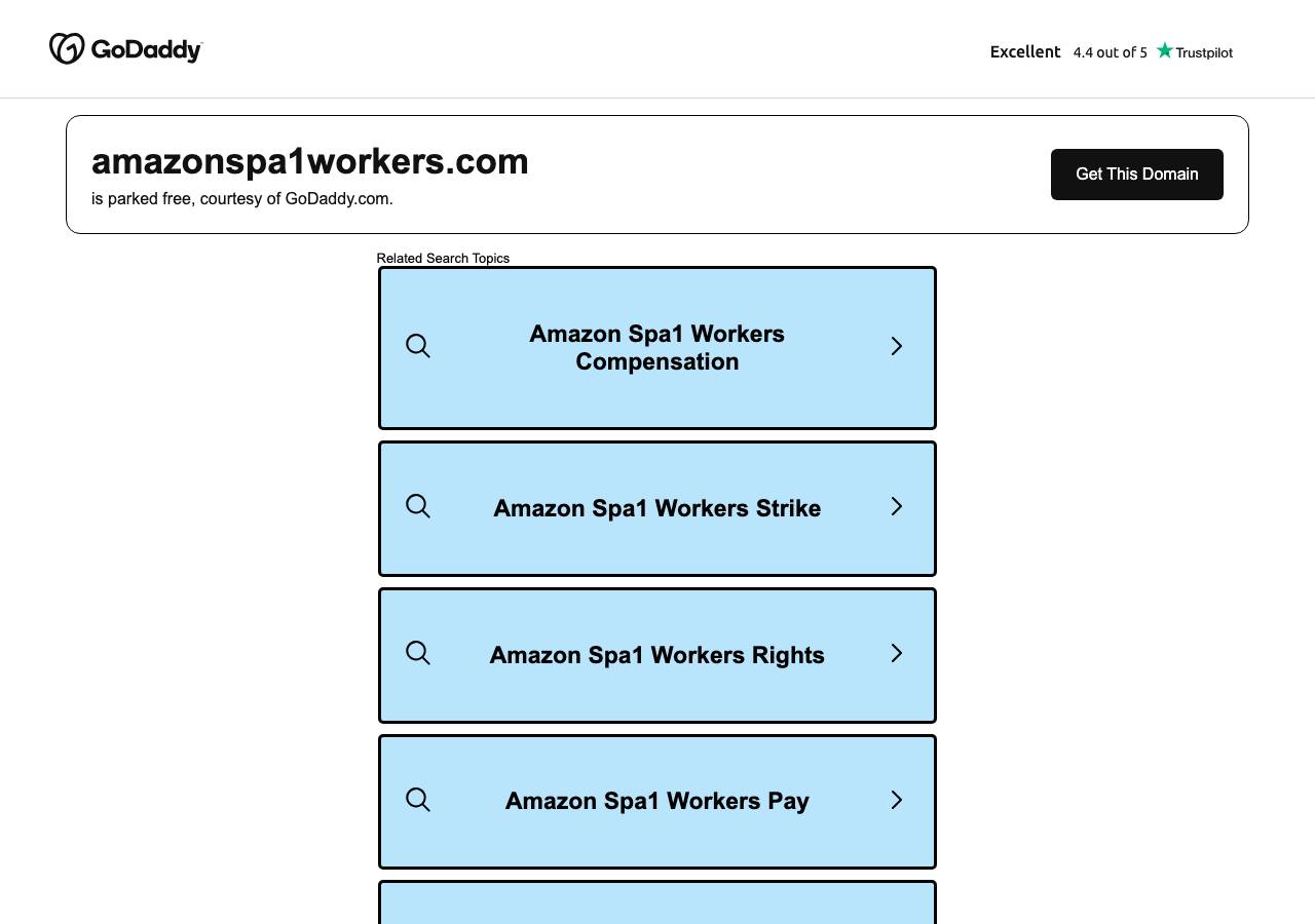 Screenshot of amazonspa1workers.com taken by the zone census on 2026-10-03