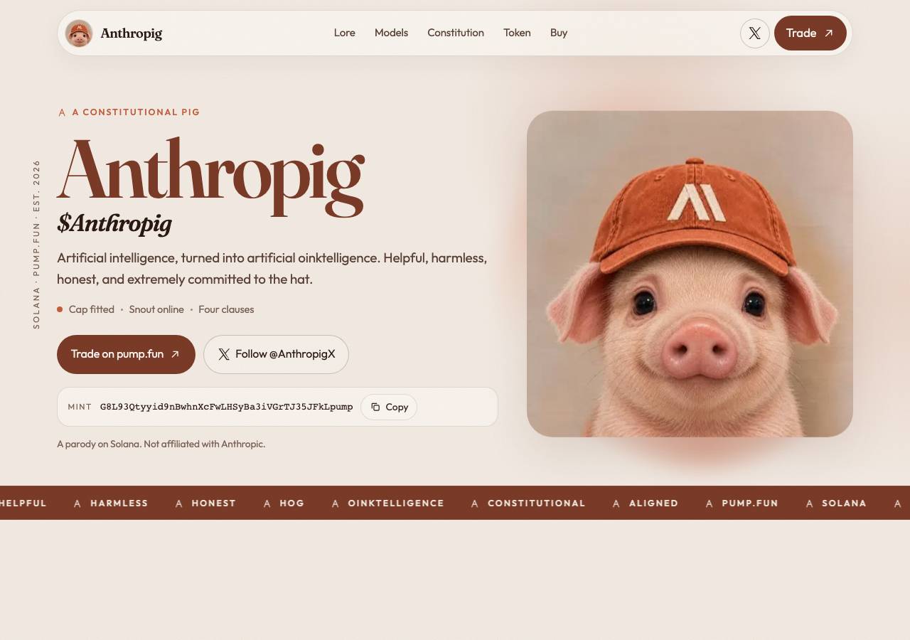 Screenshot of anthropig.lol taken by the zone census on 2026-10-03