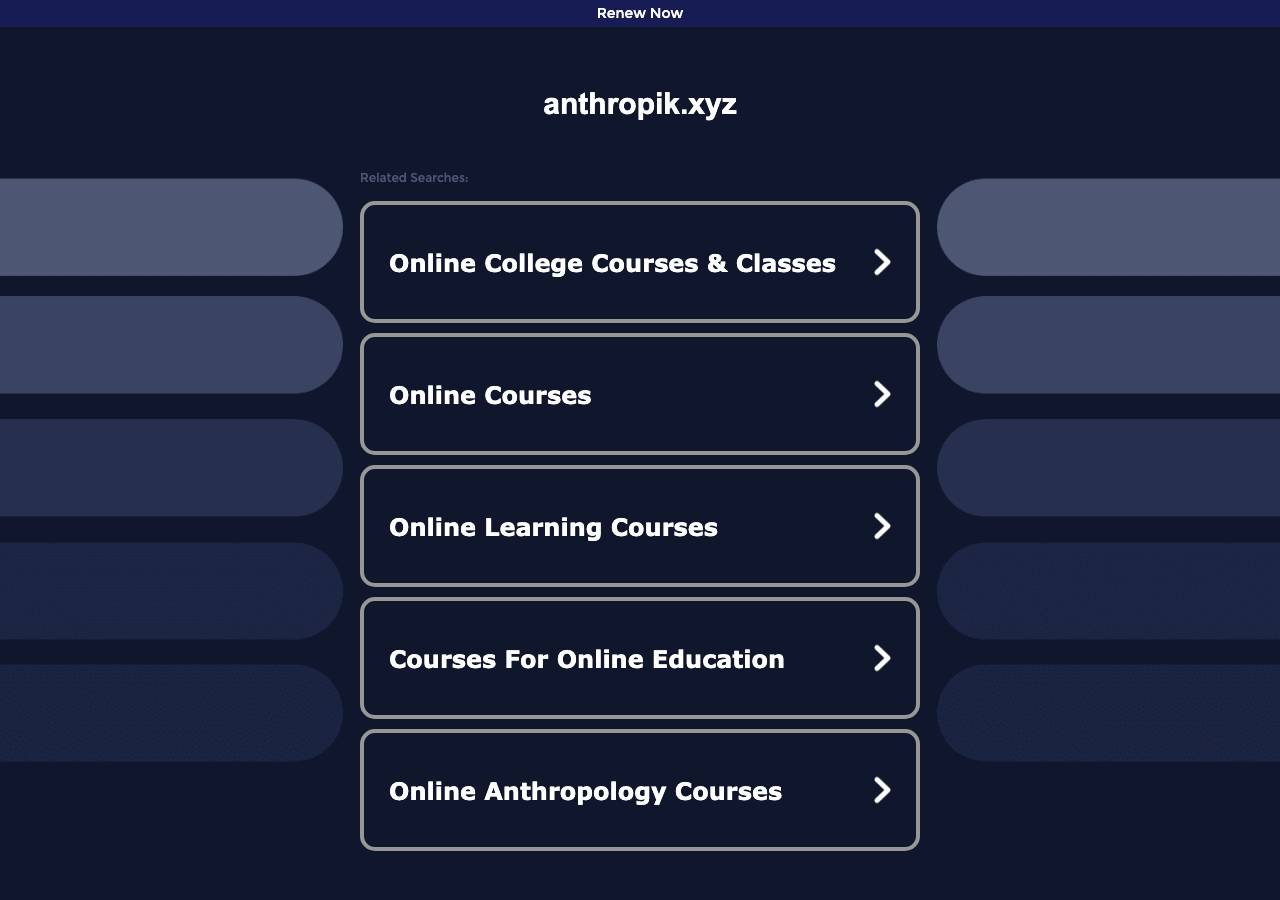 Screenshot of anthropik.xyz taken by the zone census on 2026-10-03