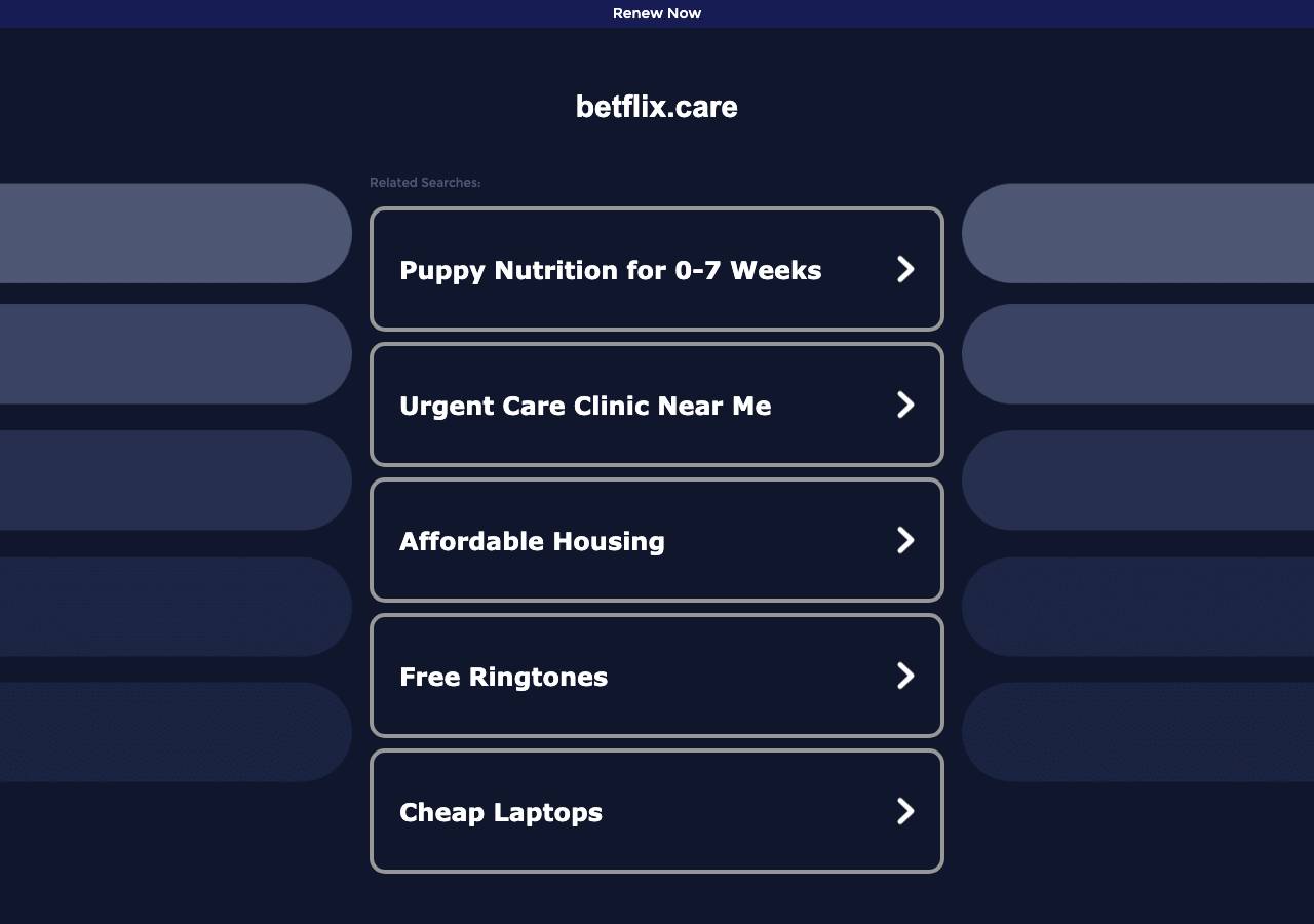 Screenshot of betflix.care taken by the zone census on 2026-10-03