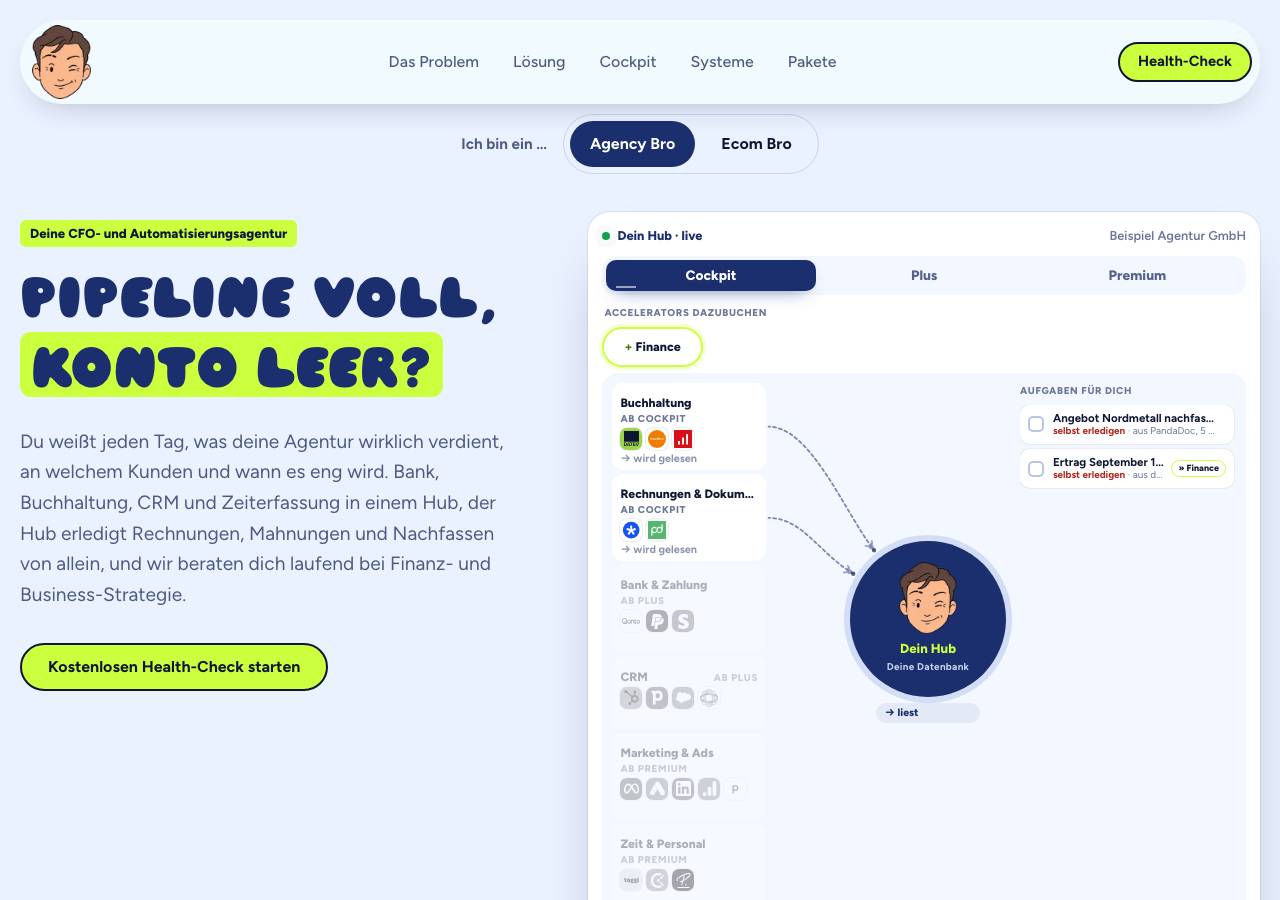 Screenshot of der-finance-bro.com taken by the zone census on 2026-10-03