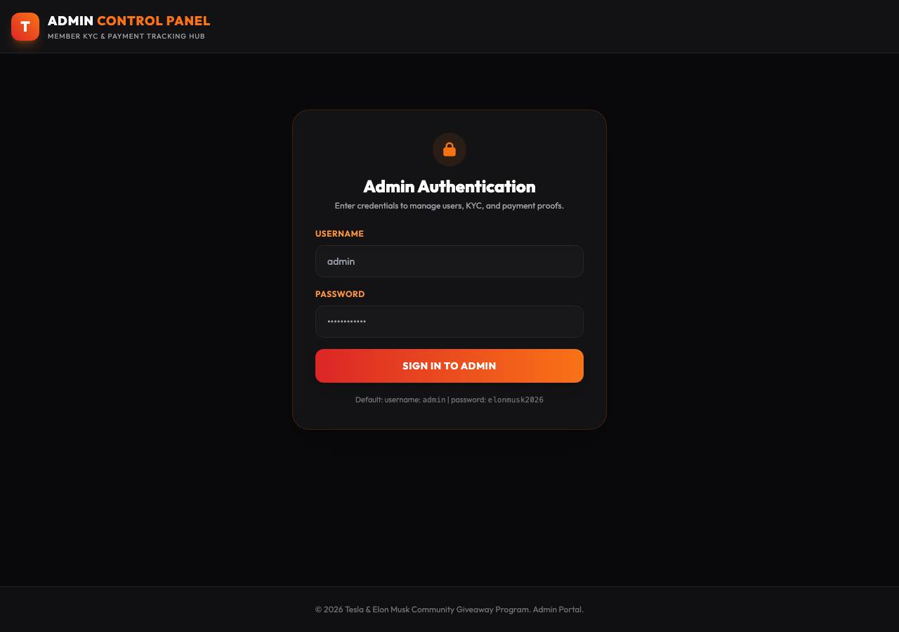 Screenshot of elon-claimyourgiveaway.online taken by the zone census on 2026-10-03