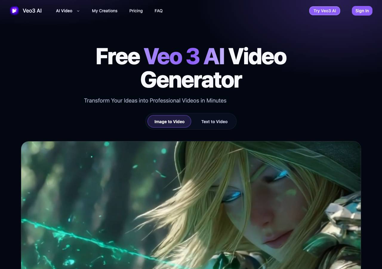 Screenshot of googleveo3aivideogenerator.lol taken by the zone census on 2026-10-03