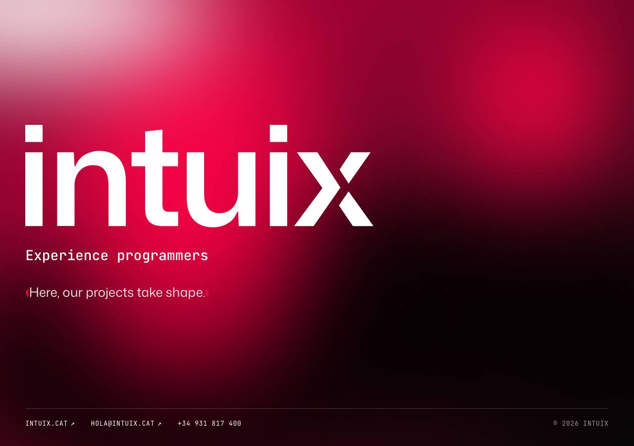 Screenshot of intuix.dev taken by the zone census on 2026-10-03