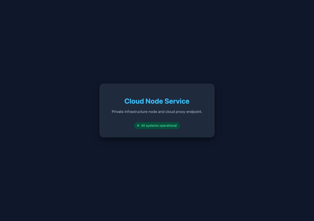 Screenshot of my-cloud-node.fun taken by the zone census on 2026-10-03
