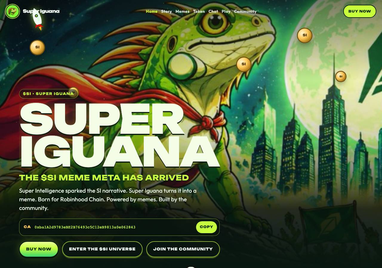 Screenshot of superiguana.fun taken by the zone census on 2026-10-03