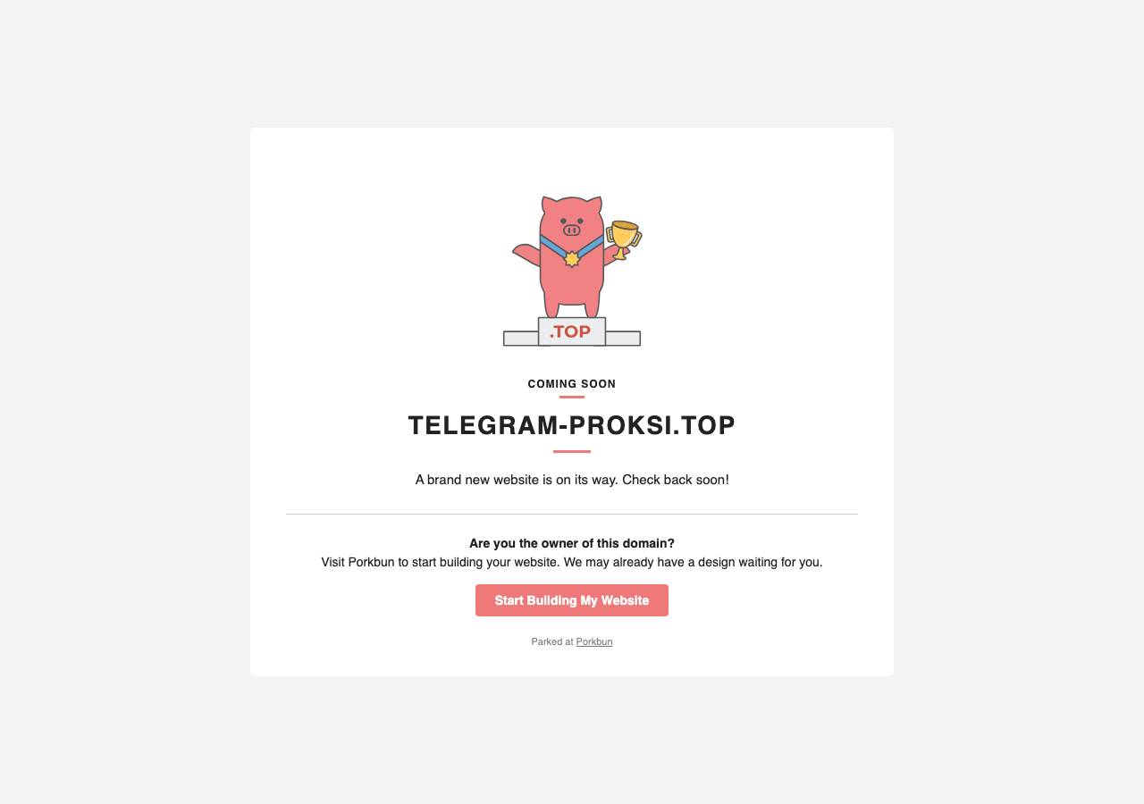 Screenshot of telegram-proksi.top taken by the zone census on 2026-10-03