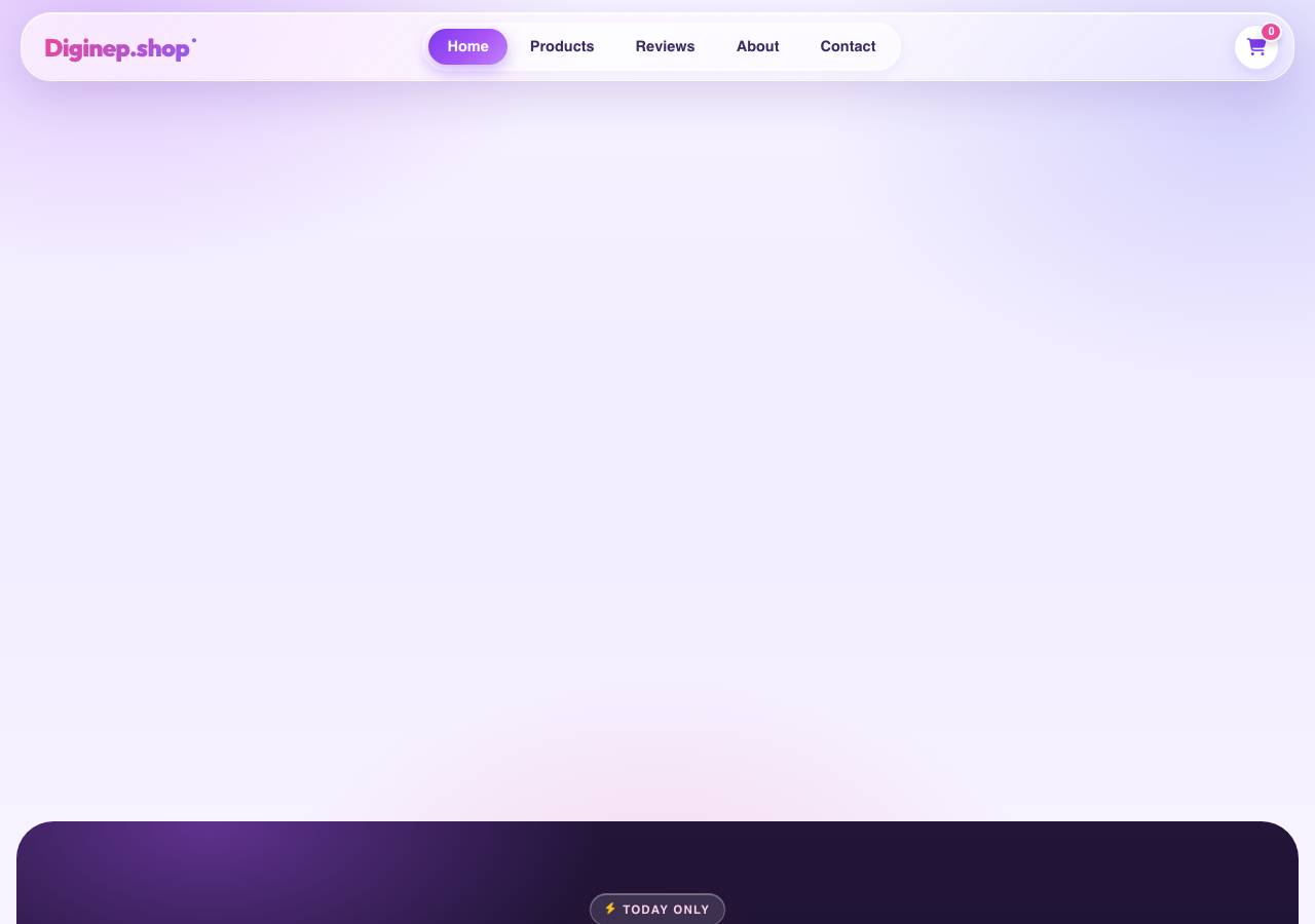 Screenshot of diginep.shop taken by the zone census on 2026-10-04