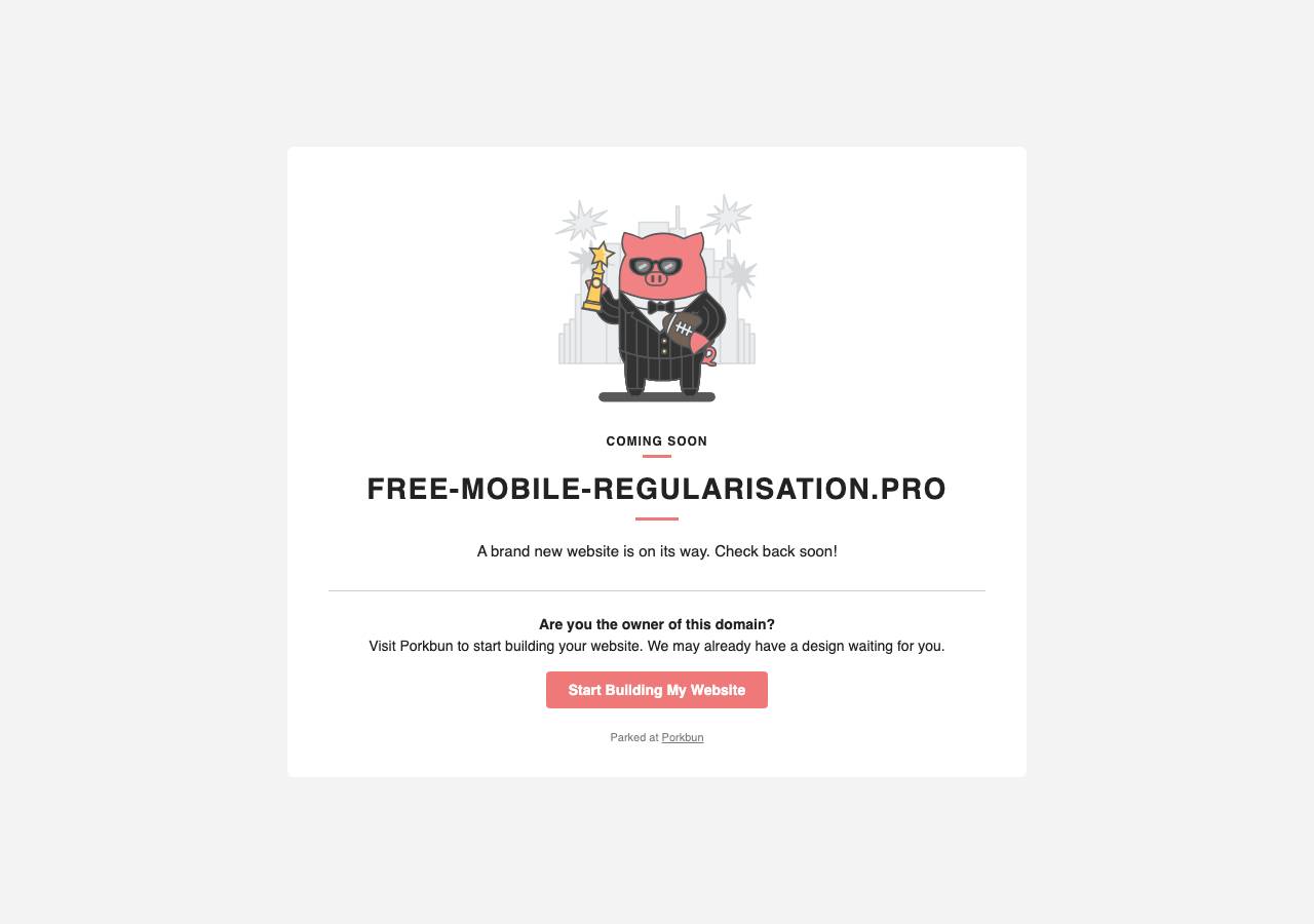 Screenshot of free-mobile-regularisation.pro taken by the zone census on 2026-10-04