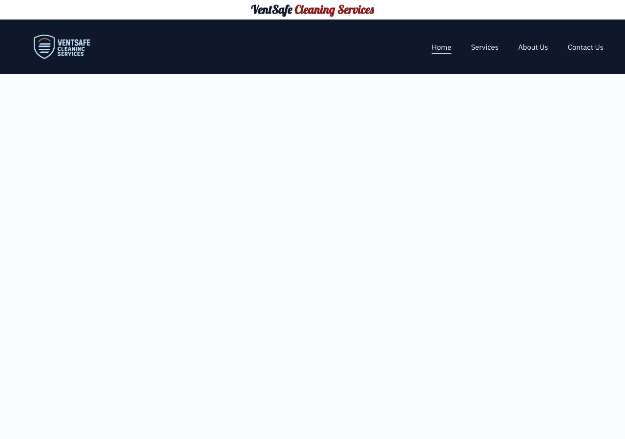 Screenshot of ventsafecleaningservices.site taken by the zone census on 2026-10-04