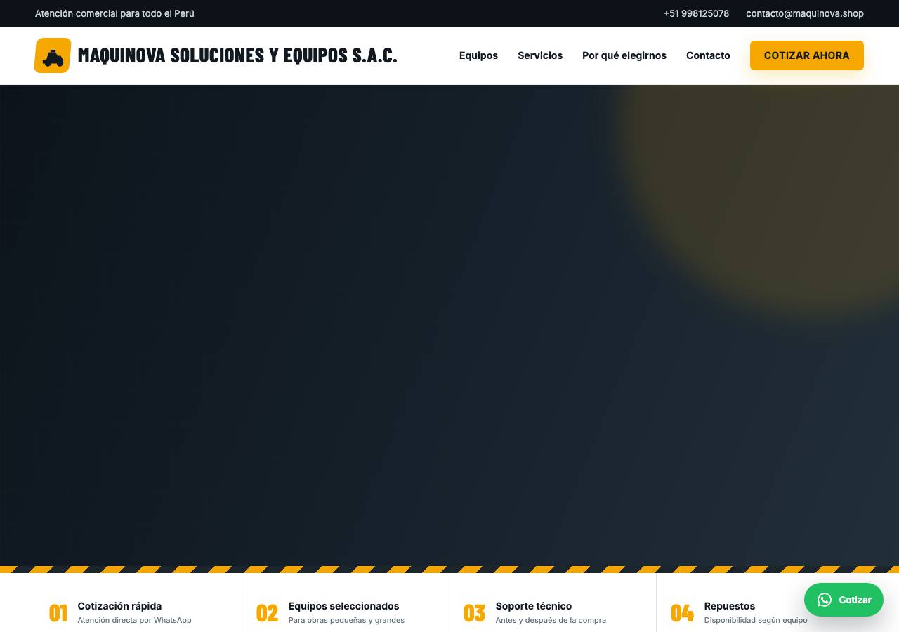 Screenshot of maquinasinterban.xyz taken by the zone census on 2026-10-05