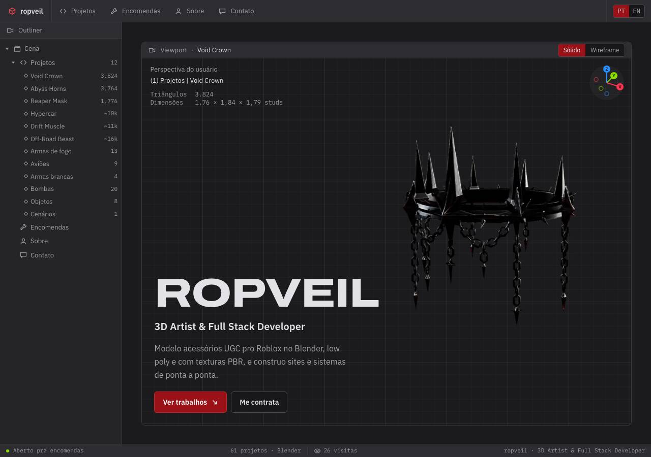Screenshot of ropveilport.xyz taken by the zone census on 2026-10-05