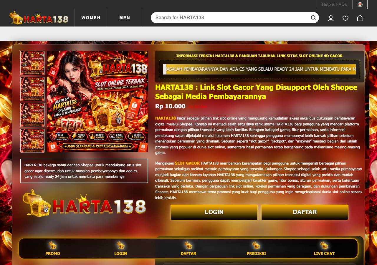Screenshot of slotonlineshopee.com taken by the zone census on 2026-10-05