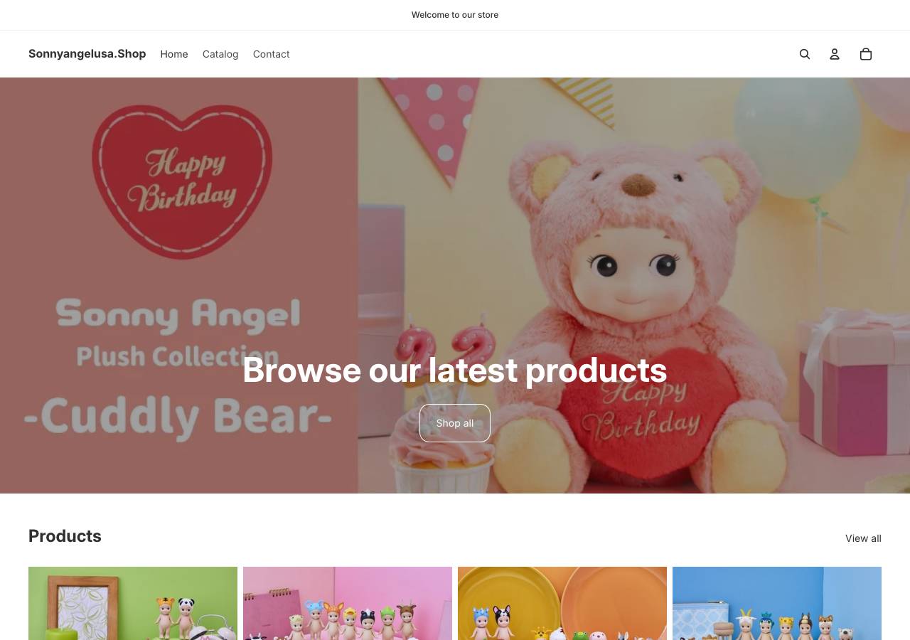 Screenshot of sonnyangelusaa.shop taken by the zone census on 2026-10-05
