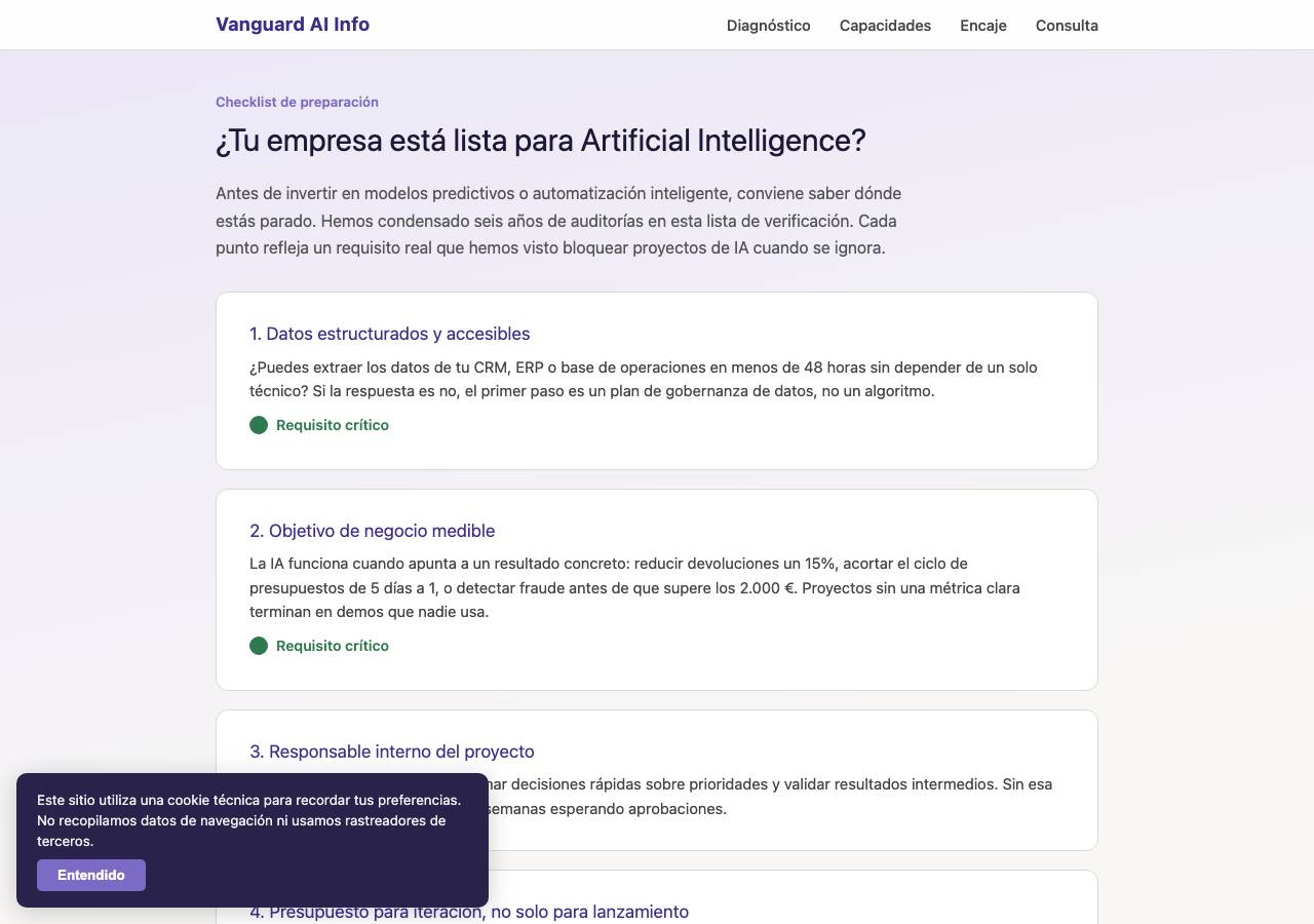Screenshot of vanguardaiinfo.click taken by the zone census on 2026-10-05