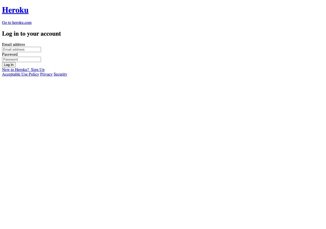 Screenshot of heroku.digital taken by the zone census on 2026-10-06