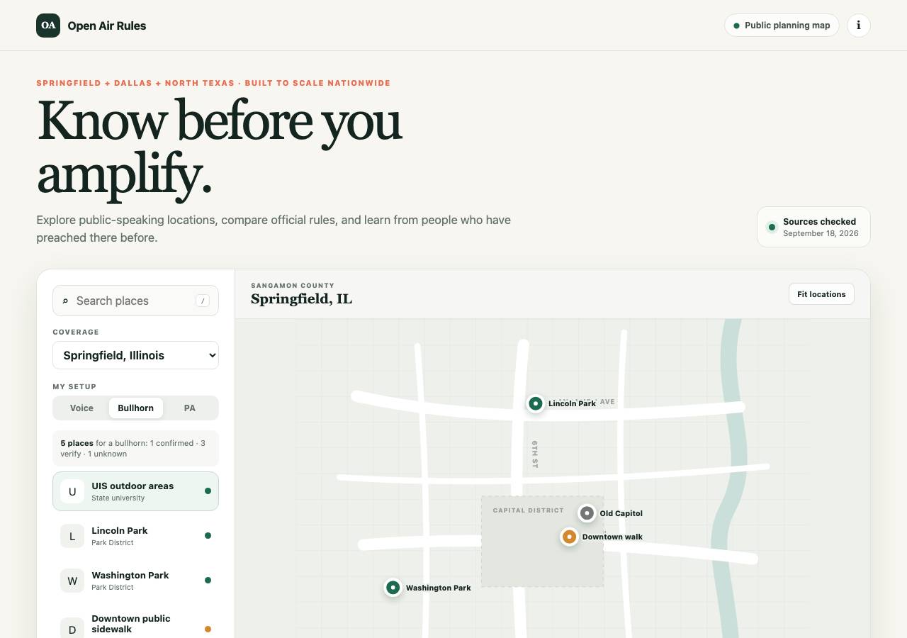 Screenshot of openairgospel.site taken by the zone census on 2026-10-06