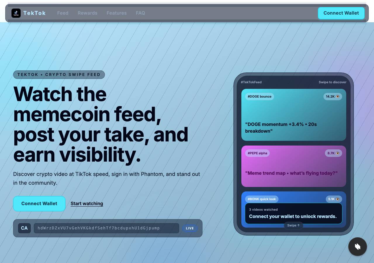 Screenshot of tektok.cyou taken by the zone census on 2026-10-06