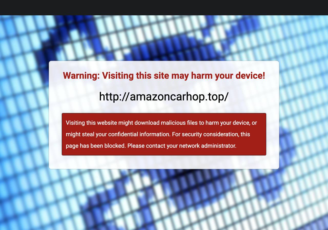 Screenshot of amazoncarhop.top taken by the zone census on 2026-10-07