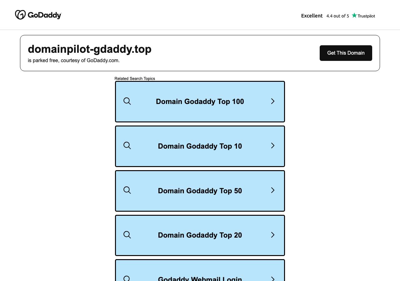 Screenshot of domainpilot-gdaddy.top taken by the zone census on 2026-10-07
