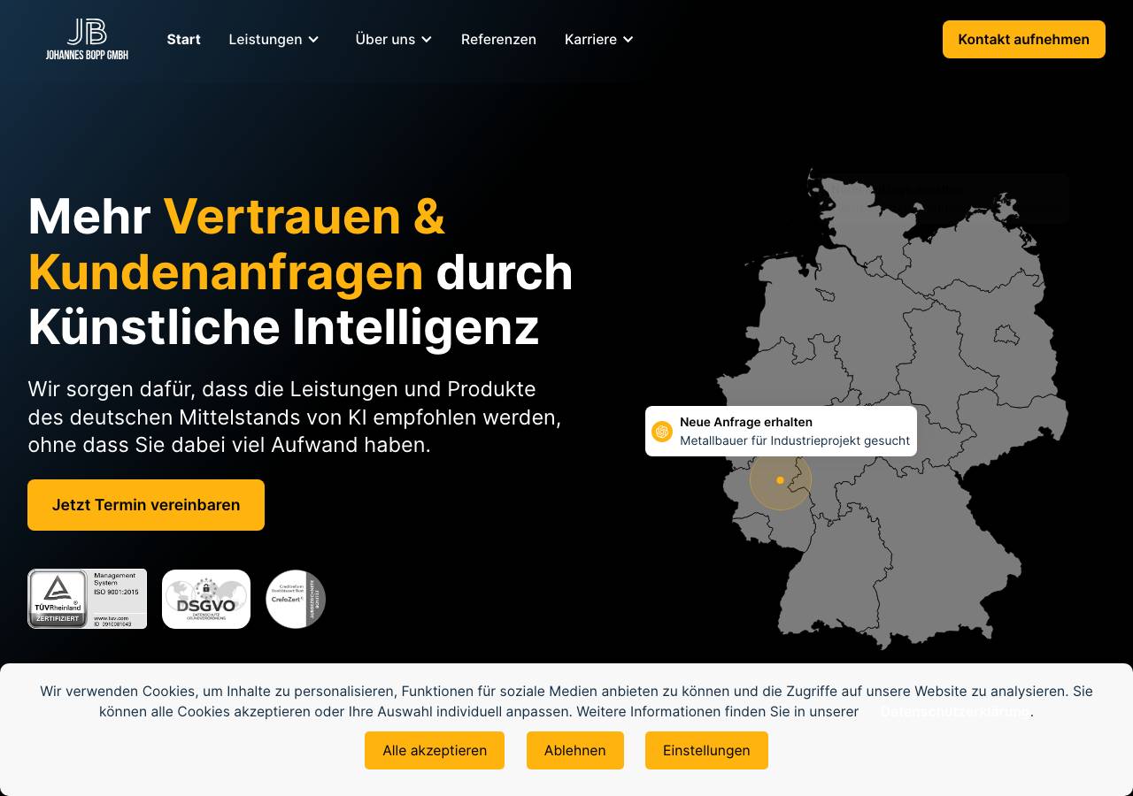 Screenshot of industrievertrieb-gmbh.com taken by the zone census on 2026-10-07