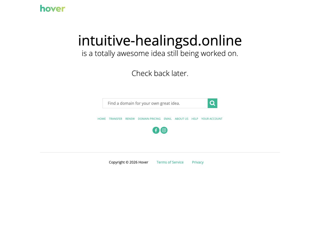 Screenshot of intuitive-healingsd.online taken by the zone census on 2026-10-07