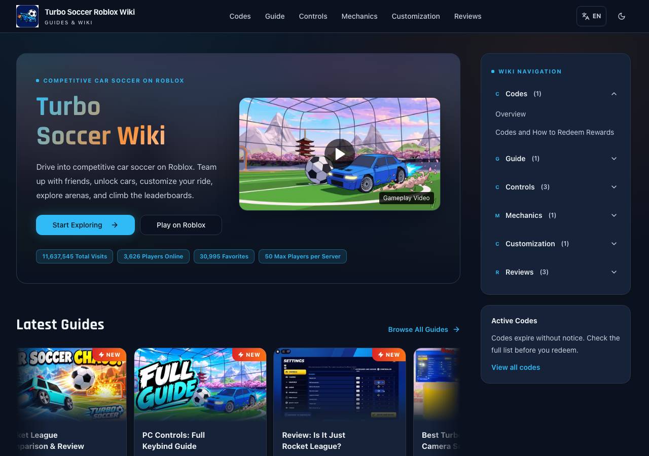 Screenshot of turbosoccerroblox.wiki taken by the zone census on 2026-10-07