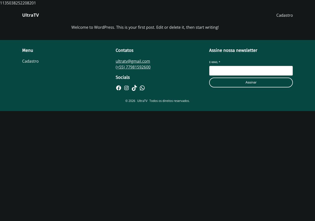 Screenshot of ultratv.click taken by the zone census on 2026-10-07