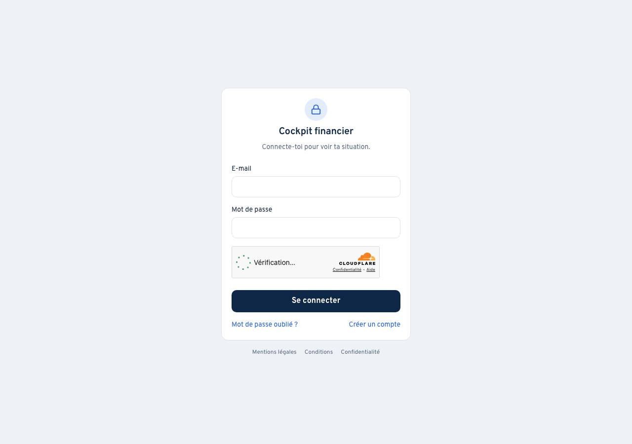 Screenshot of cockpit-finance.com taken by the zone census on 2026-10-08