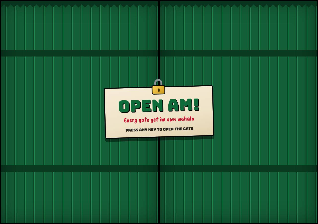Screenshot of openam.fun taken by the zone census on 2026-10-08