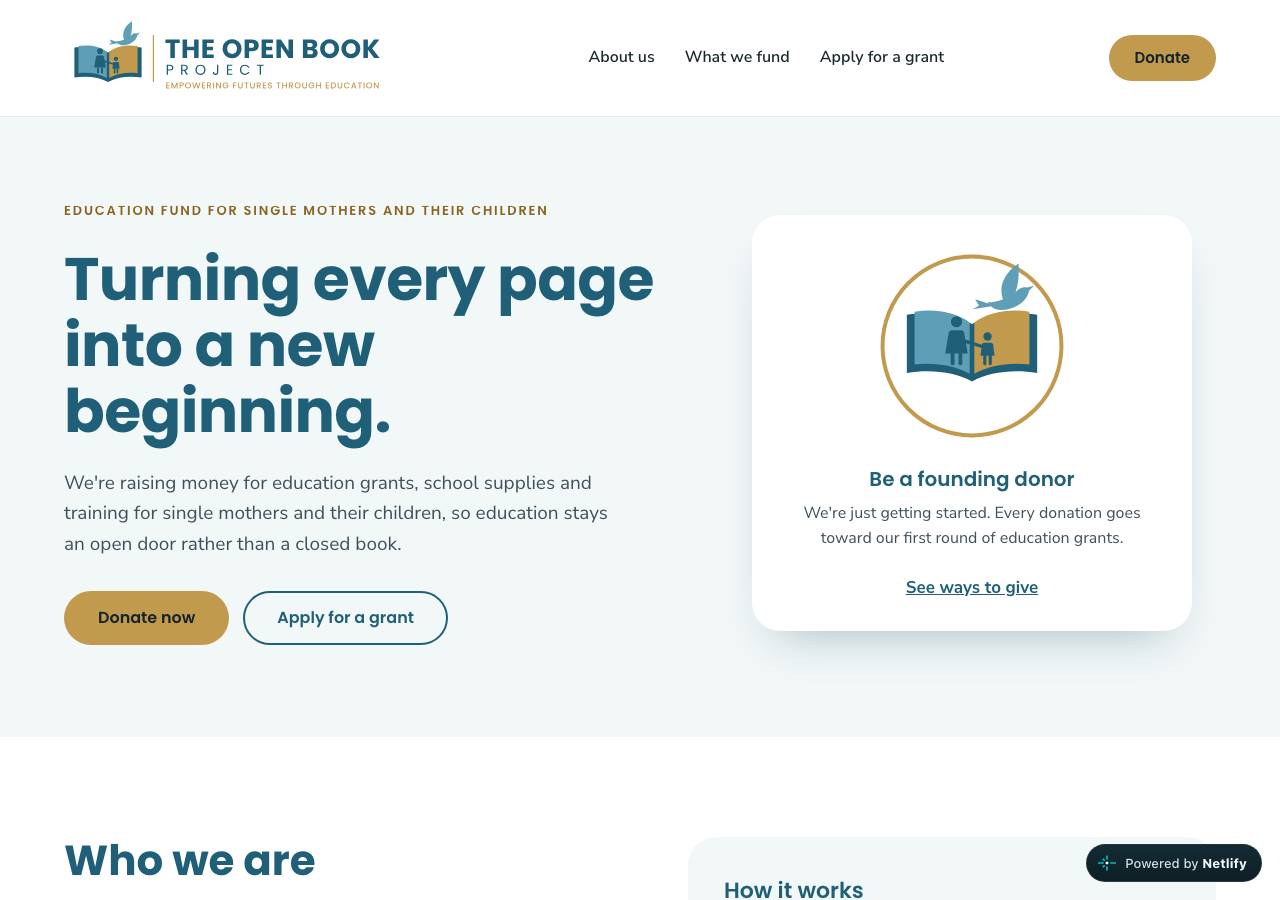 Screenshot of openbookproject.org taken by the zone census on 2026-10-08