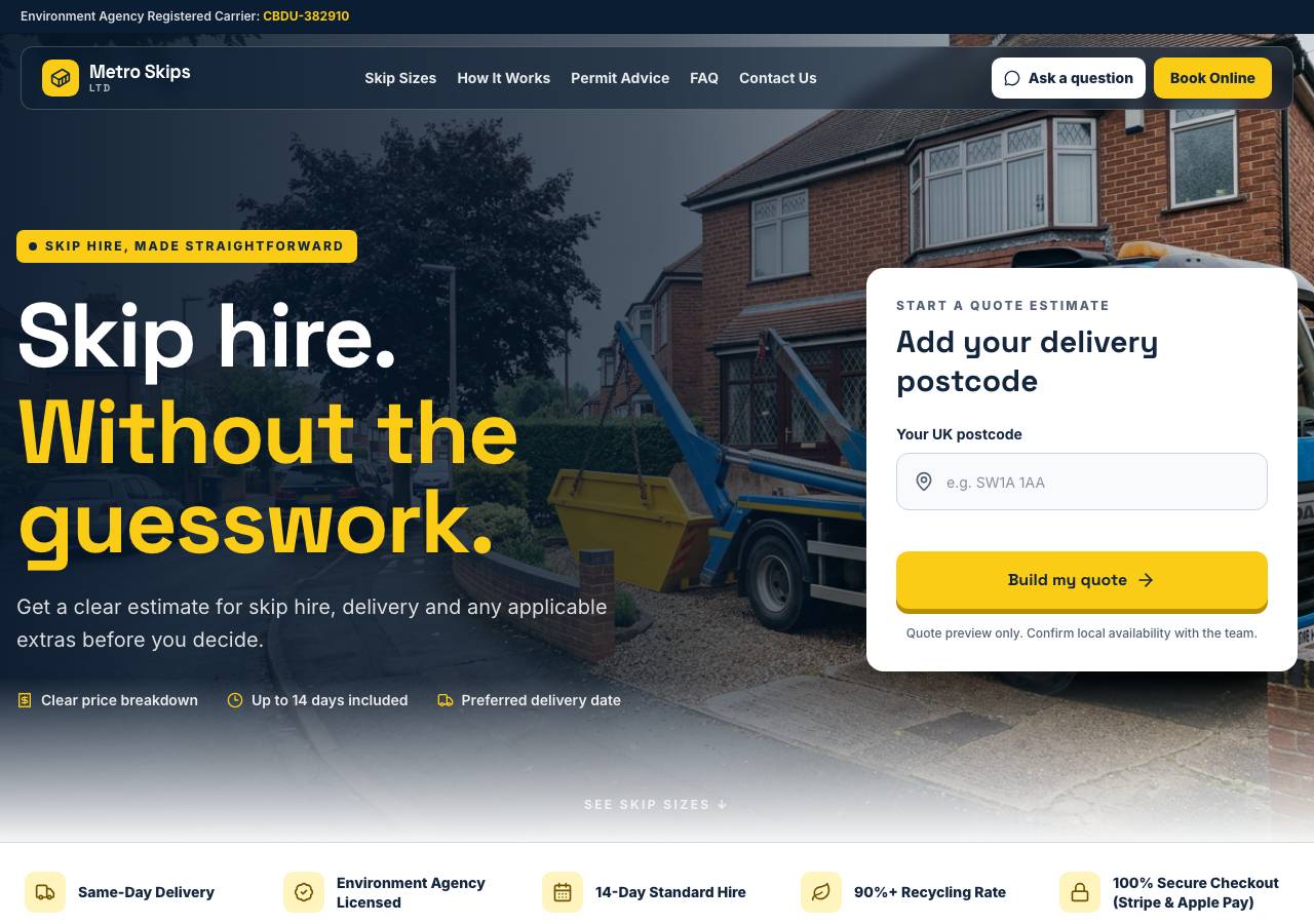 Screenshot of skipbin-hire.top taken by the zone census on 2026-10-08