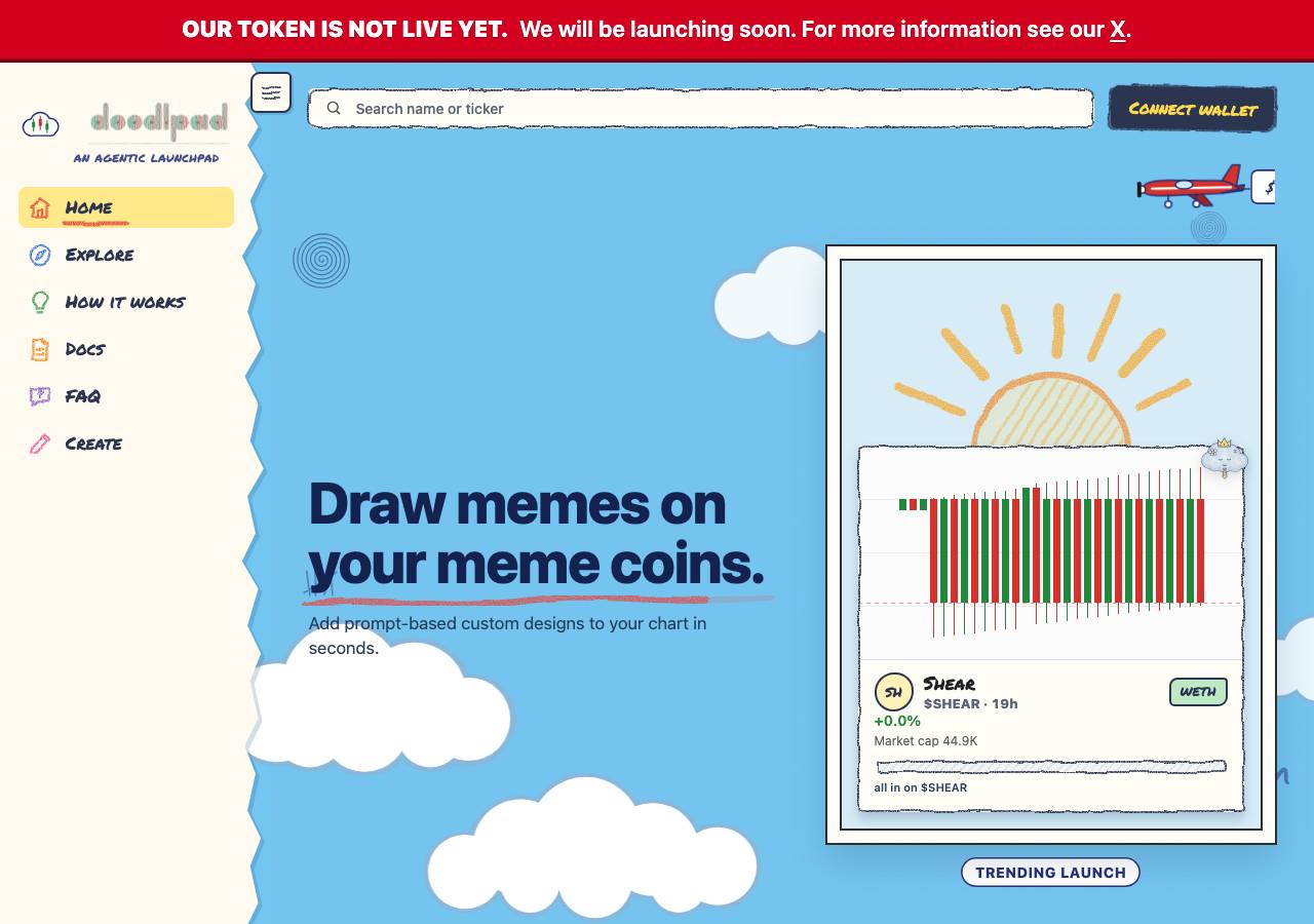 Screenshot of doodlpad.fun taken by the zone census on 2026-10-10