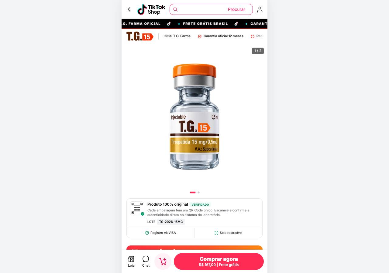 Screenshot of gestartedtiktok.shop taken by the zone census on 2026-10-10