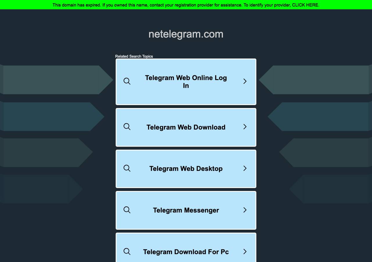 Screenshot of netelegram.com taken by the zone census on 2026-10-10