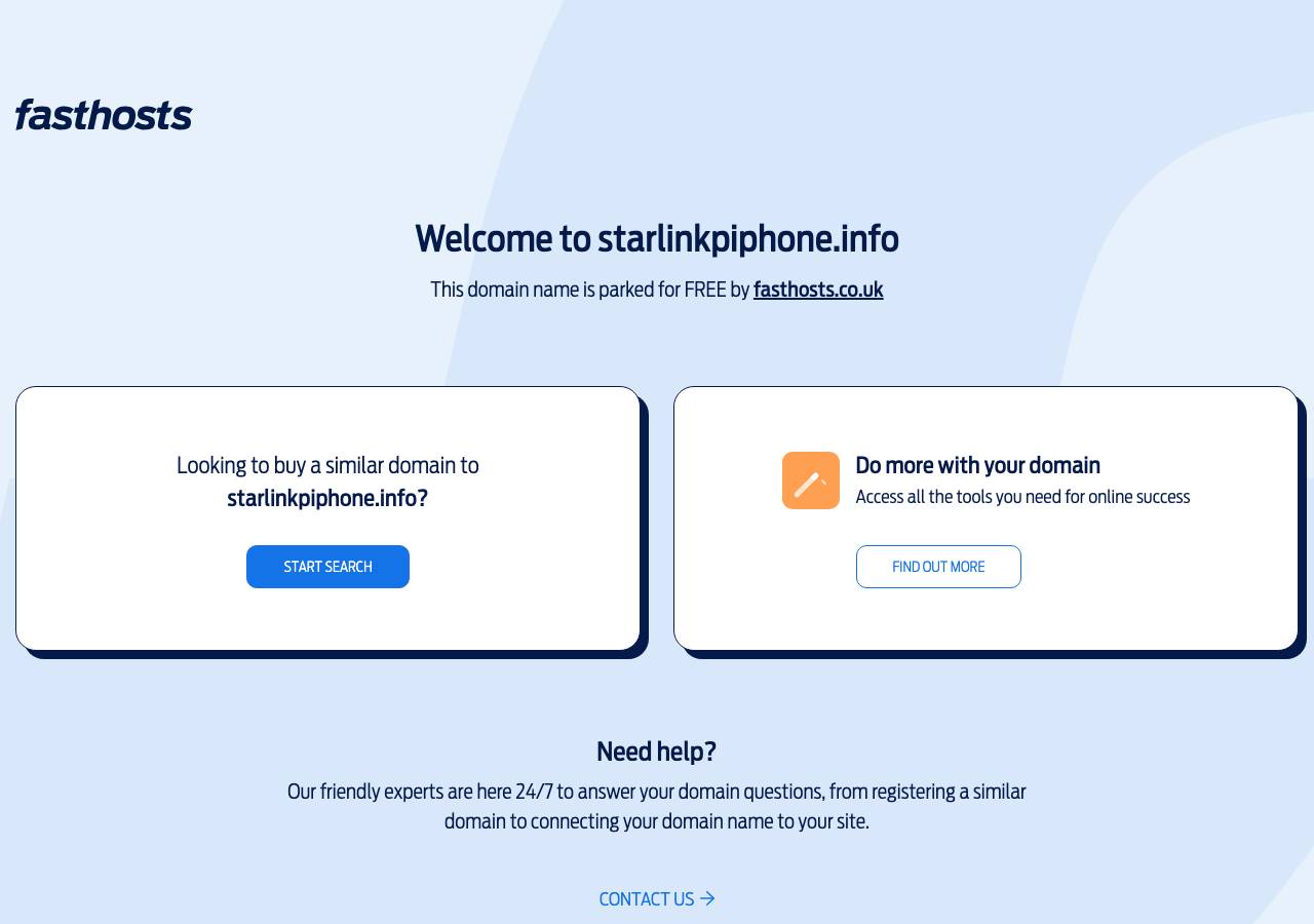 Screenshot of starlinkpiphone.info taken by the zone census on 2026-10-10