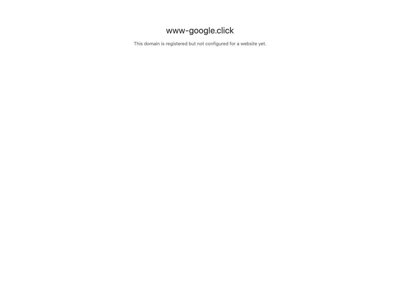 Screenshot of www-google.click taken by the zone census on 2026-10-10