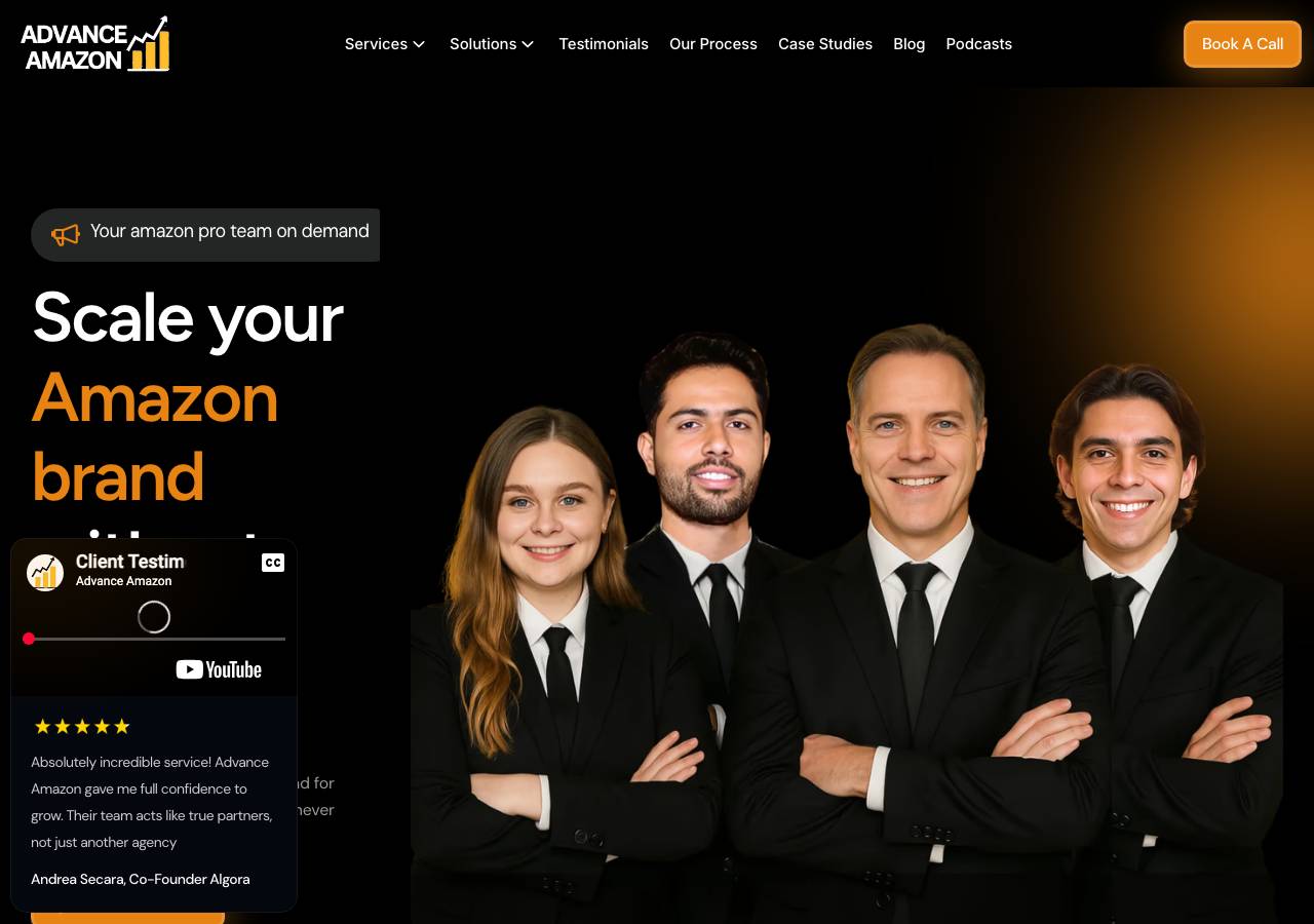 Screenshot of advanceamazonadsrevenuepro.com taken by the zone census on 2026-10-13