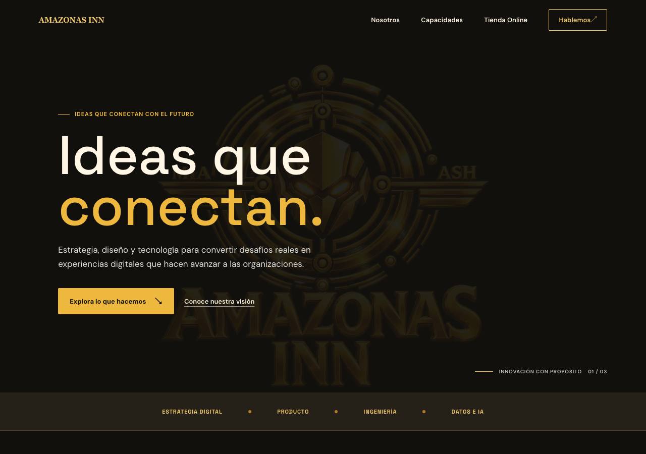 Screenshot of amazonasinn.com taken by the zone census on 2026-10-13