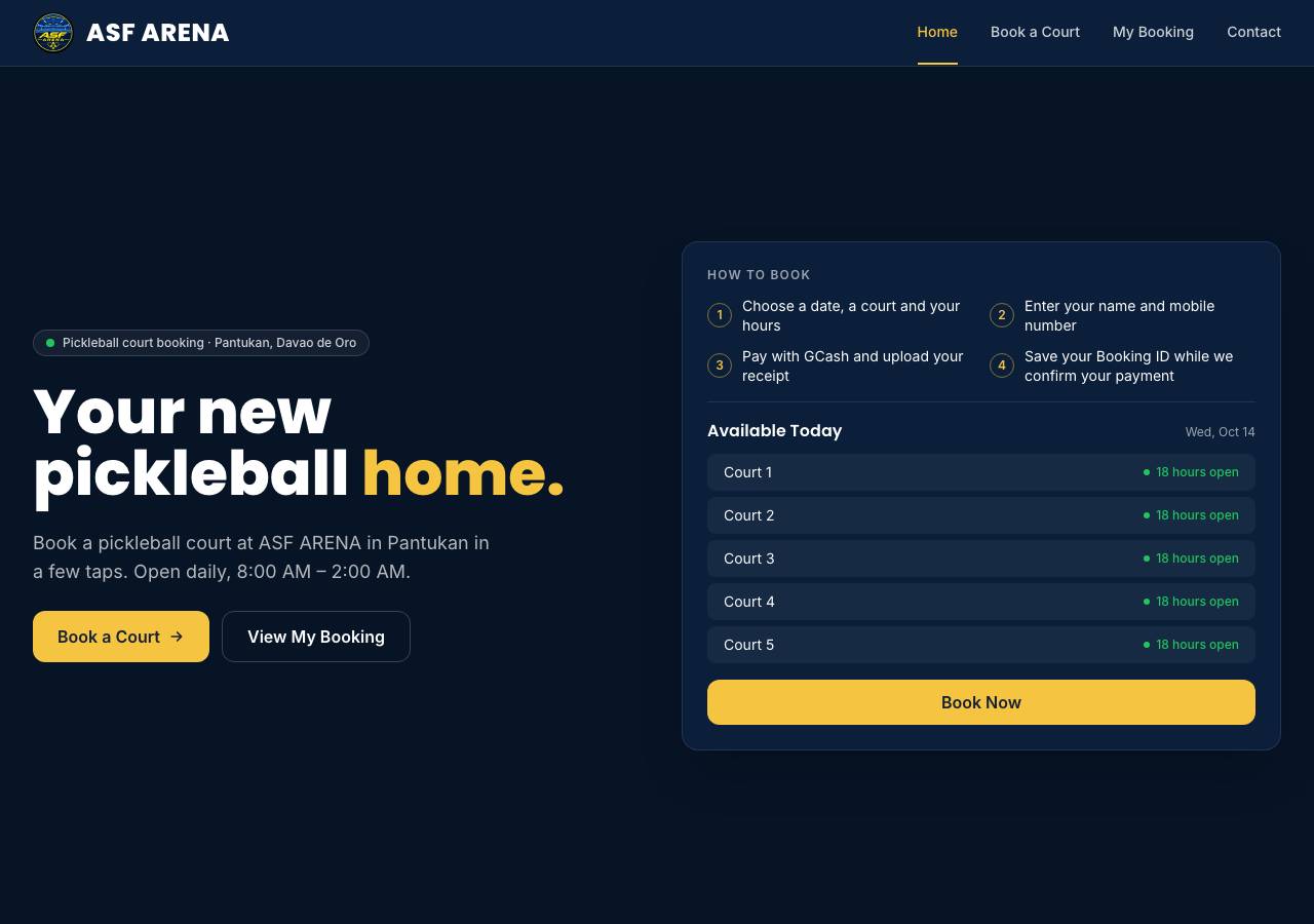 Screenshot of asf-arena.com taken by the zone census on 2026-10-13