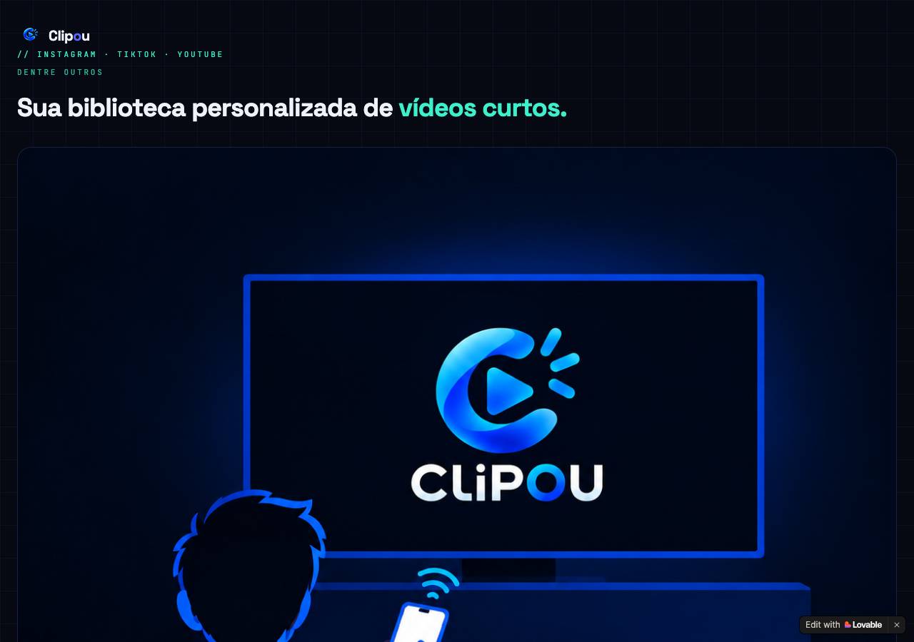 Screenshot of clipou.app taken by the zone census on 2026-10-13