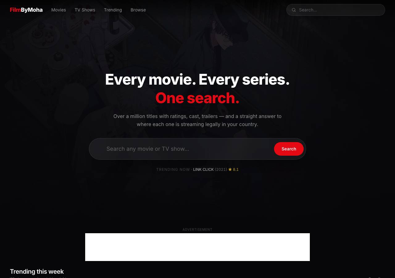 Screenshot of filmbymoha.site taken by the zone census on 2026-10-13
